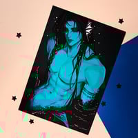 Image 1 of Nivan Merman PRINT with SILVER FOIL