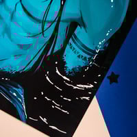 Image 3 of Nivan Merman PRINT with SILVER FOIL