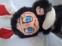 Image 2 of Labubu inspired Bear, Nordic folklore. Monster, mythical custom made art doll halloween bear