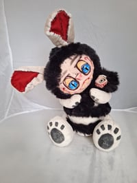 Image 8 of Labubu inspired Bear, Nordic folklore. Monster, mythical custom made art doll halloween bear