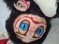 Image 10 of Labubu inspired Bear, Nordic folklore. Monster, mythical custom made art doll halloween bear