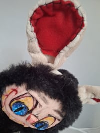 Image 17 of Labubu inspired Bear, Nordic folklore. Monster, mythical custom made art doll halloween bear