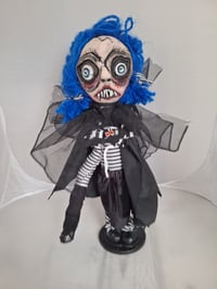Image 9 of The Little Vampire girl & her Bat Labubu. Rare Unique one of a kind art doll Hauntedsoulsartdolls