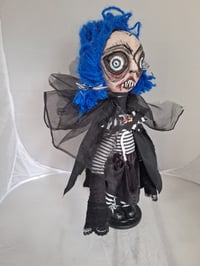 Image 11 of The Little Vampire girl & her Bat Labubu. Rare Unique one of a kind art doll Hauntedsoulsartdolls