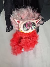 Image 16 of The Little Vampire girl & her Bat Labubu. Rare Unique one of a kind art doll Hauntedsoulsartdolls