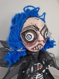 Image 5 of The Little Vampire girl & her Bat Labubu. Rare Unique one of a kind art doll Hauntedsoulsartdolls