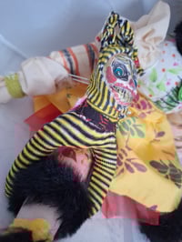Image 11 of Coraline Minime Bumblebee handmade ooak artist doll. Hauntedsoulsartdolls