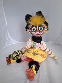 Image 1 of Coraline Minime Bumblebee handmade ooak artist doll. Hauntedsoulsartdolls