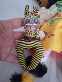 Image 7 of Coraline Minime Bumblebee handmade ooak artist doll. Hauntedsoulsartdolls