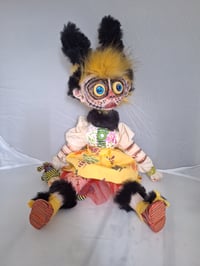 Image 2 of Coraline Minime Bumblebee handmade ooak artist doll. Hauntedsoulsartdolls