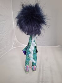 Image 12 of Fishsticks whimsical handmade art doll Merman, Folk art doll. Fantasy Collectable doll