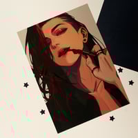 Image 2 of Nivan Lipstick PRINT with RED FOIL