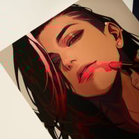 Image 4 of Nivan Lipstick PRINT with RED FOIL