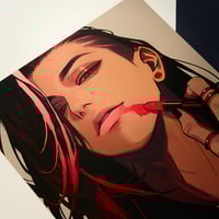 Image 6 of Nivan Lipstick PRINT with RED FOIL