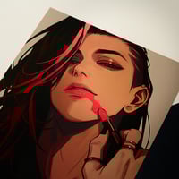 Image 7 of Nivan Lipstick PRINT with RED FOIL