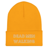 Dead Men Walking Font Logo Cuffed Beanie