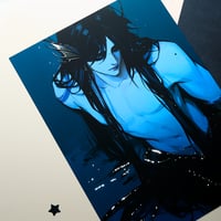 Image 5 of Marcin Siren PRINT with SILVER FOIL