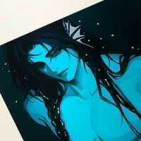Image 9 of Nivan Merman PRINT with SILVER FOIL