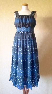 Image 1 of Blue Floral JSK Set