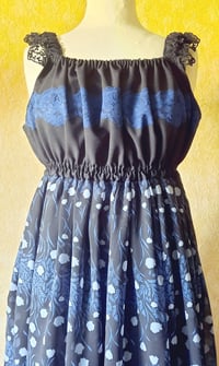 Image 5 of Blue Floral JSK Set
