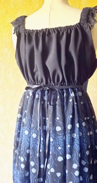 Image 7 of Blue Floral JSK Set