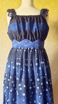 Image 2 of Blue Floral JSK Set