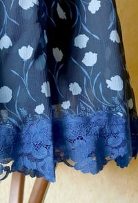Image 3 of Blue Floral JSK Set