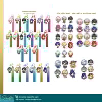 Image 2 of HSR Stickers and Button Pins