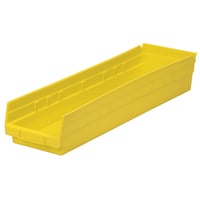 Image 3 of Akro-Mils 30164 Clear, 23-5/8 x 6-5/8 x 4 Shelf Bin (6 Per Carton) 