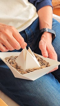 Image 1 of 🚤 Set Sail on Snack Time – The Boat Snack Bowl! 🥜⚓ 
