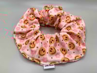 Smileys & Flowers Scrunchie