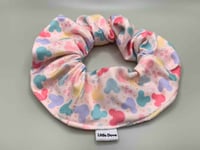Pastel Mouse Heads Scrunchie