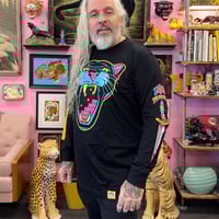 Image 2 of Portal Mouth Panther- Long Sleeve