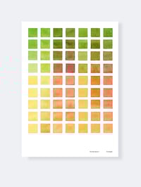 Image 1 of Poster A3<br><em>Color Chart No. 1 </em>