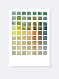 Poster A3<br><em>Color Chart No. 2 </em>