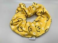 Smileys (On Yellow) Scrunchie