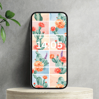 Cactus Bloom Phone Background