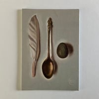 Image 1 of Feather, spoon & robin egg study 
