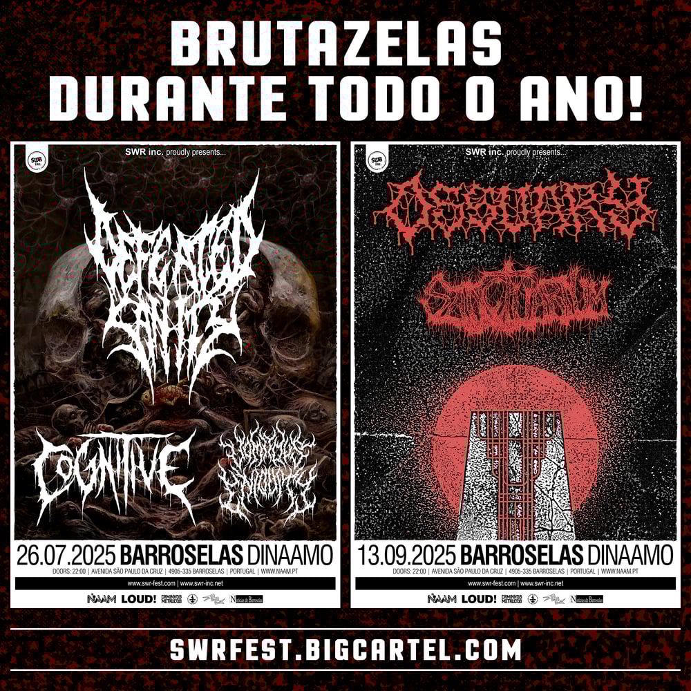 26.07.2025 - DEFEATED SANITY + COGNITIVE + VOMITOUS INIQUITY