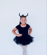 Image 5 of Fluffy Tutu Leotard Bodysuit - Girls Tulle Dress 