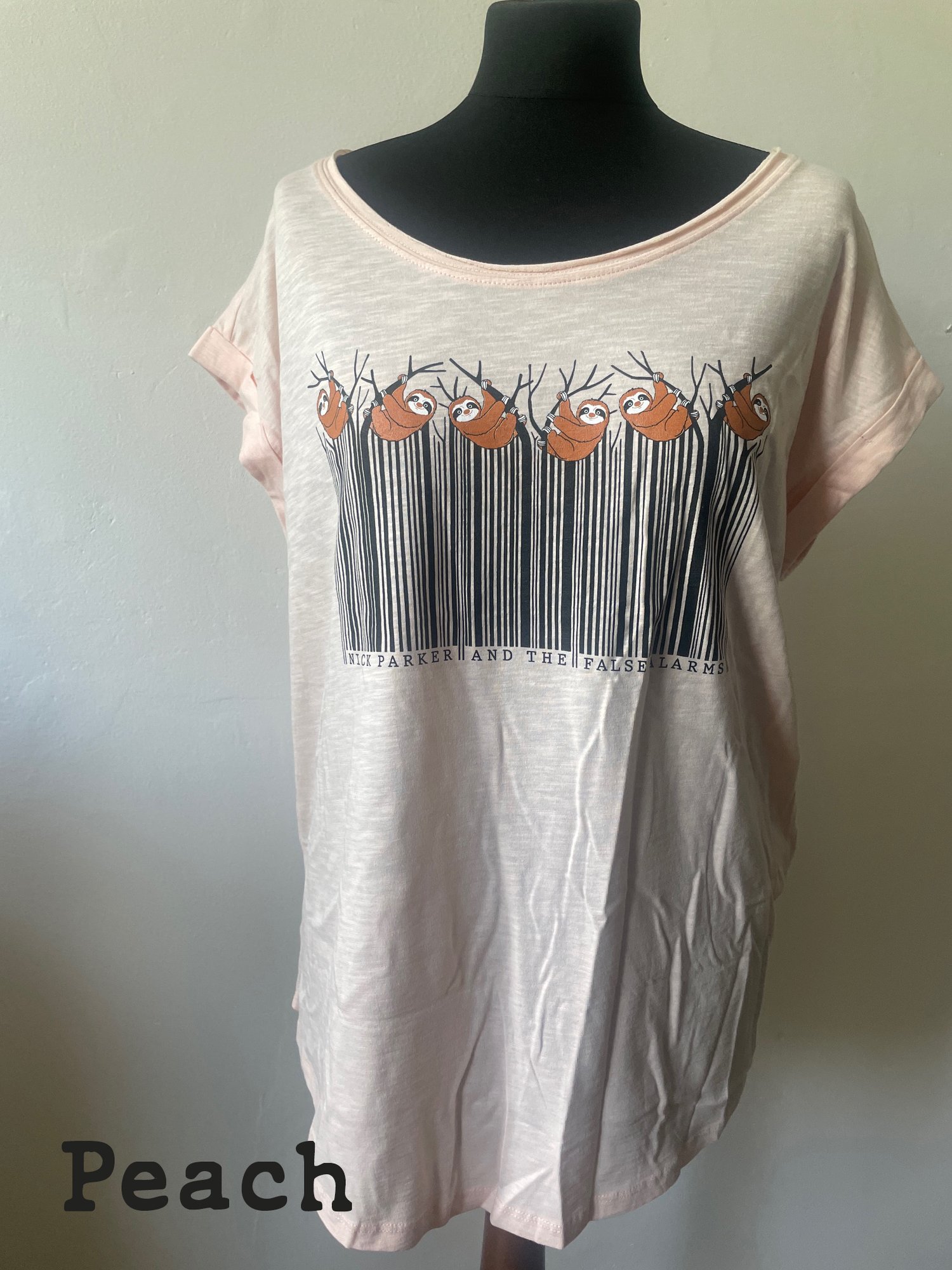Image of Sloth Slub T-Shirt Ladyfit