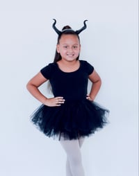 Image 1 of Fluffy Tutu Leotard Bodysuit - Girl’s Tulle Dress in Various Colors