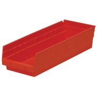Image 1 of Akro-Mils 30138 Yellow, 17-7/8 x 6-5/8 x 4 Shelf Bin (12 Per Carton)