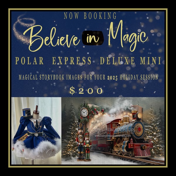 Image of 2025 LIMITED EDITION POLAR EXPRESS DELUXE SESSION. PRE SALE SALE 