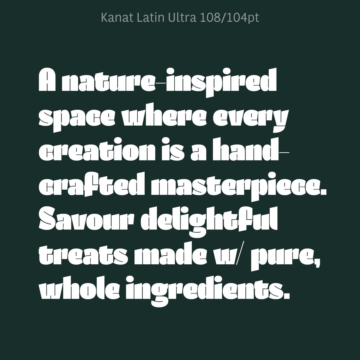 Image of Kanat Latin Font
