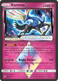 Xerneas Prism Star - SM - Lost Thunder - Lightly Played