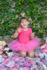 Image 3 of Fluffy Tutu Leotard Bodysuit - Girl’s Tulle Dress in Many Beautiful Colors