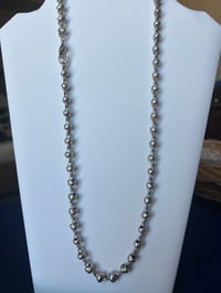 Image 1 of Chain bubble bead necklace