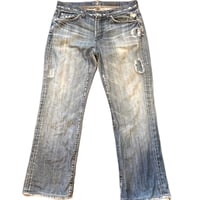 Image 2 of Men's 7 For All Mankind jeans, boot cut ,Vintage Y2K , Med wash 32 / 30 