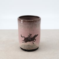 Image 1 of Pink Bronte Toothbrush Pot